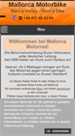 Mobile Screenshot of mallorca-motorrad.de