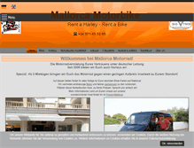 Tablet Screenshot of mallorca-motorrad.de